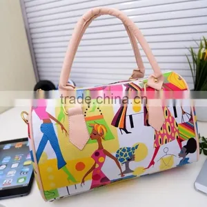 Style Trand Women's Faux Leather Pattern Print Bags Handbag Shoulder Bag SV001905# thumbnail-1