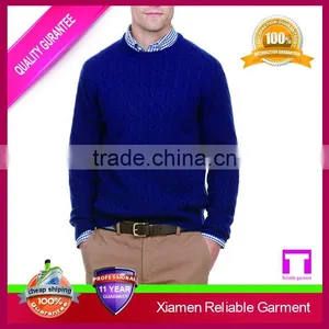 100% Cashmere Mens Latest Sweater Design/ Cashmere Men's Sweater thumbnail-4