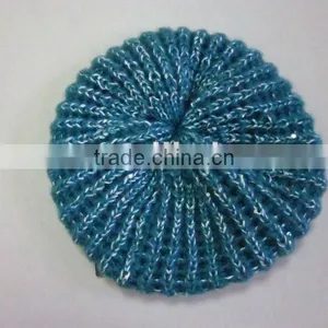 Lady Fashion Warm Wool With Lurex Sweater Cap thumbnail-1