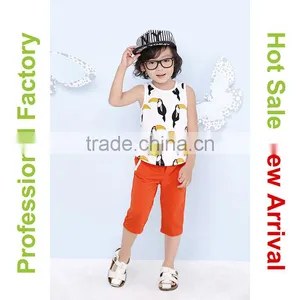 2016 Promotional Summer Cool Kids Clothes Set thumbnail-2