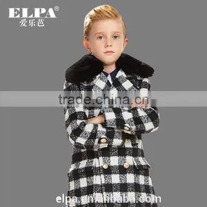ELPA Latest Design Wool Coat Long Warm Overcoat Winter Kids Coat thumbnail-1