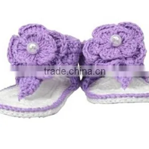 Dropship Hand Crochet Infant&toddler Newest Design Slippers Hot thumbnail-5