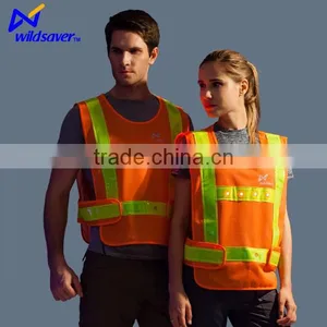 Fashion Flashing Led Waistcoat 100% Polyester Security hi Vis Vest thumbnail-4