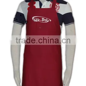 Wholesale Promotional Factory Price Customized Polyester Mixed Professional Chef Apron thumbnail-2