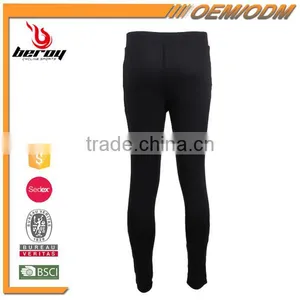 BEROY China Cheap Gym Pants for Women, Black Color Workout Bottoms thumbnail-3