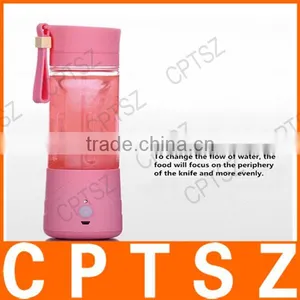 Portable Electric Juice Cup Silicone Drinking Water Bottle 380ml Can Charge Automatic Liquid Coffee Mixer Canecas Drinkware thumbnail-2