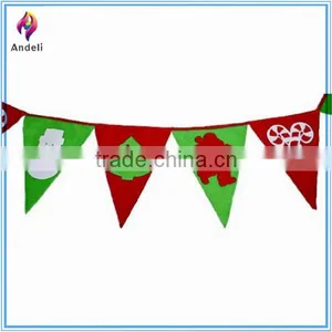 Chinese Christmas Craft Decoration Ornament Crafts Triangle Flag thumbnail-1