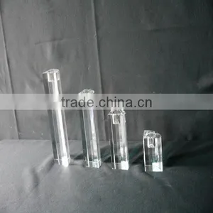 Hot Sale !!! Upscale Crystal Cube Candle Holder for Tea Light Candle Holder Centerpieces JKC-0003 thumbnail-5