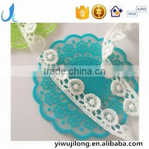 Hot Sale Cheap Guipure Lace Trim Embroidered Decorative Trim Laces thumbnail-1