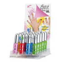 Customized POP Clear Acrylic Counter Display for Nail Polish, Nail Polish Display Counter With Custom Printing thumbnail-1