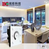 Fashion Design 4 Channel Wall Mounted Single Color Led Dimmer Touch Screen Light Control Switch thumbnail-2