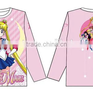 Sailor Moon Beautiful Girl Fashion Cosplay Comfortable Anime Warm Long Sleeve T Shirt thumbnail-2
