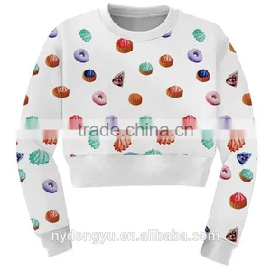 Women Short Camoflage Sweatshirt Crop Top /yuxg Code 3d Printed Hoodies Crop Top thumbnail-4