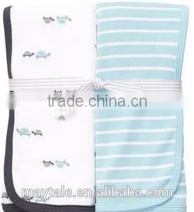 Hot Sales Jersey Knit Swaddle Blanket. thumbnail-1