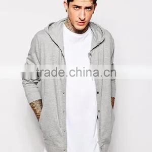 New Men Custom Casual Blank Plain Sports Wear Gym Zip Hoodies Wholesale thumbnail-3