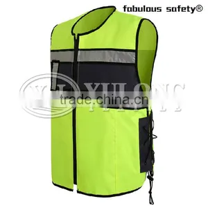 Wholesale High Quality EN471 Reflective Safety Fluorescent High Visibility Vest thumbnail-5