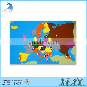 China Supplier Montessori Toys Material Educational Toys Map Puzzle Game thumbnail-5