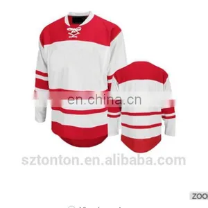 Custom Wholesale Sublimation Blank Ice Hockey Jerseys thumbnail-6