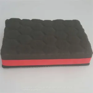 Car Care Clean Double Face Use Clay Sponge Red Color thumbnail-1