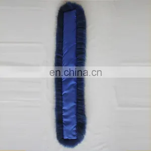 Wholesale China Dyed Color Real Shawls Raccoon Fur Wrap thumbnail-4