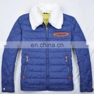 Lastest Fashion Winter Fur Collar Thick Padded Stylish Men Down Jacket thumbnail-1