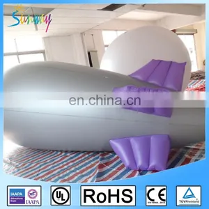 Large Cheap Pvc Inflatable Helium Blimp Customized Airship Balloon for Sales PVC Advertising Inflating Airship Balloon thumbnail-1
