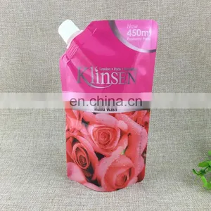 Trusted Factory Supplier Stand Up Nozzle Spout Pouch for Shampoo Bag thumbnail-1