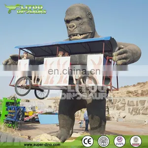 Large Kingkong Animatronic Animal For Theme Park Show thumbnail-1