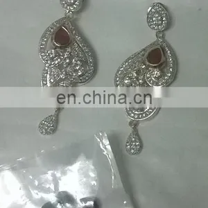Cz Earrings Jewelry Manufacturer, Cz Chandelier Jewellery Exporter thumbnail-6