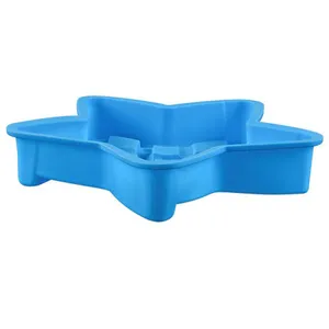 Free Sample Food Grade Heat Resistant Nontoxic Silicone Cake Mold Baking Mousse Pudding Mold Tool Star Shape thumbnail-2