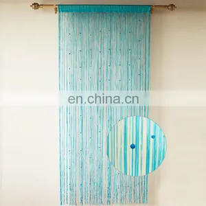 Blue Christmas Shower Curtain With Attached Valance thumbnail-1