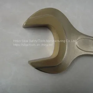 Non Sparking Hand Tools Aluminum Bronze Single Open End Wrench Spanner thumbnail-3