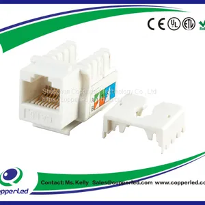 UTP Cat.6 Keystone Jack 90 Degree thumbnail-1