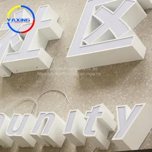 Outdoor Custom Led Acrylic Light Box With Led Letter Sign Logo thumbnail-2
