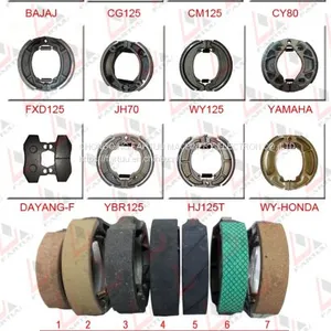 Brake Shoe Motorcycle Body Parts Brake Lining Break Liner thumbnail-4