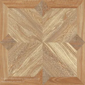 Foshan 60*60 Antique Wood Tiles Design Glazed Porcelain Wooden Floor Tiles thumbnail-4