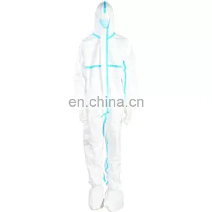 High Quality Disposable Sterile Coverall Protective Clothing thumbnail-1
