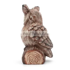 Garden Decoration Owl Animal Props Artificial Resin Owl Handicraft Imitate Model thumbnail-4