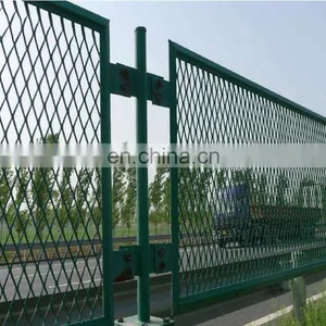 Versatile and Economical Anodized Aluminum Diamond Shape Vynile Fence Machine Safety Fence Industrial Expanded Metal Fence thumbnail-2