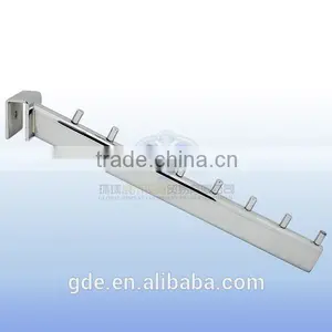 Metal Chrome Hanging Display Hook for Crossbar thumbnail-1