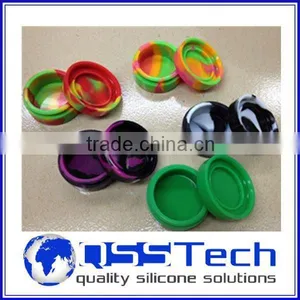 High Quality 7ml Customized Small Salad Dressing Bottles/ Oil Dab Wax Container/ Silicone Wax and Oil Container thumbnail-1