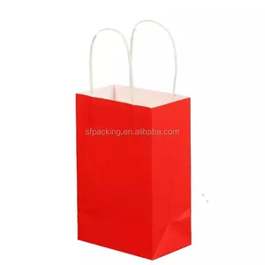 Wedding Party Kraft Paper Gift Bag With Custom Logo thumbnail-1