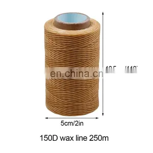 Wholesale Factory Colors DIY Handmade 250m Leather Sewing 1mm Flat thumbnail-4