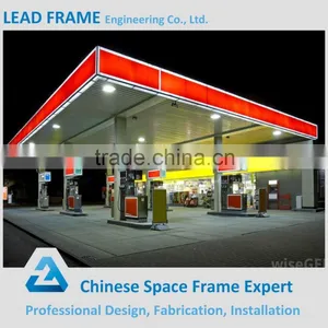 Economic Space Frame Steel Structure Petrol Station thumbnail-3