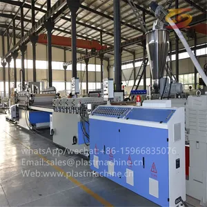 Plates Foam Board Conical Twin Screw Extruder Ceiling Machine thumbnail-4