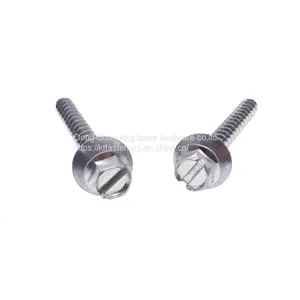 Factory Direct Sales Slotted External Hex Flange Head 3 Parts Sems Screw thumbnail-1