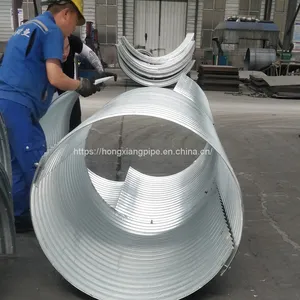 Corrugated Metal Tubes 68*13 Waveshape Assembled Corrugation Pipe thumbnail-2