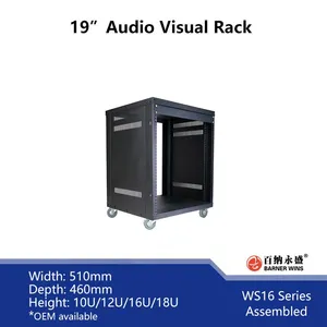 FACTORY OEM 19inch Audio Visual Racks WS16 AV Metal Rack Cabinets 8U/10U/12U/16U thumbnail-1