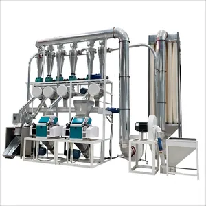 10tpd Maize Wheat Flour Mill Corn Flour Milling Machine Posho Milling Machinery thumbnail-5