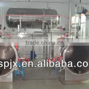 2+1 Stainless Steel Full-automatic Hot Water Circulating Immersion Retort Food Sterilization Equipment thumbnail-1